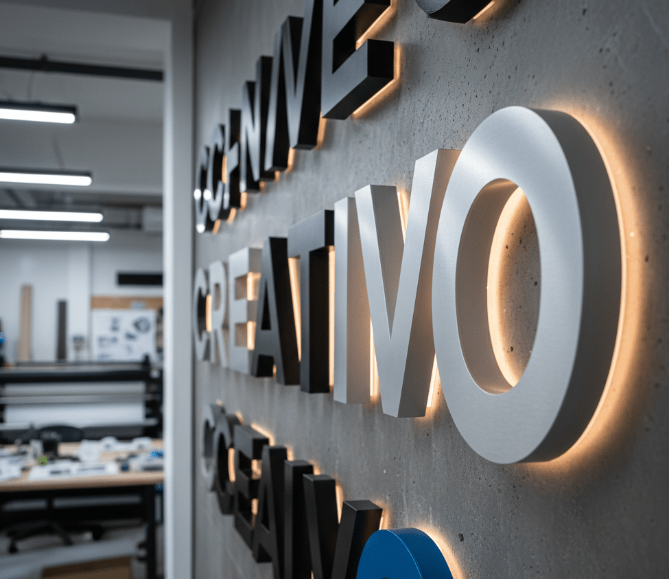 Letras corpóreas Sevilla - Letras 3D luminosas